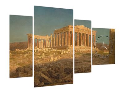 Obraz - Frederic Edwin Church, The Parthenon, reprodukce (s hodinami)