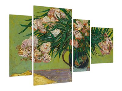 Obraz - Vincent van Gogh, Oleanders, reprodukce (s hodinami)