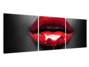 Schilderij - Vrouwelijke lippen (V022171V12040)
