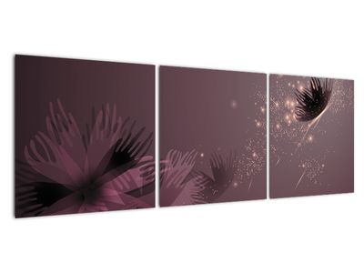 Tablou - Floare și fluture
