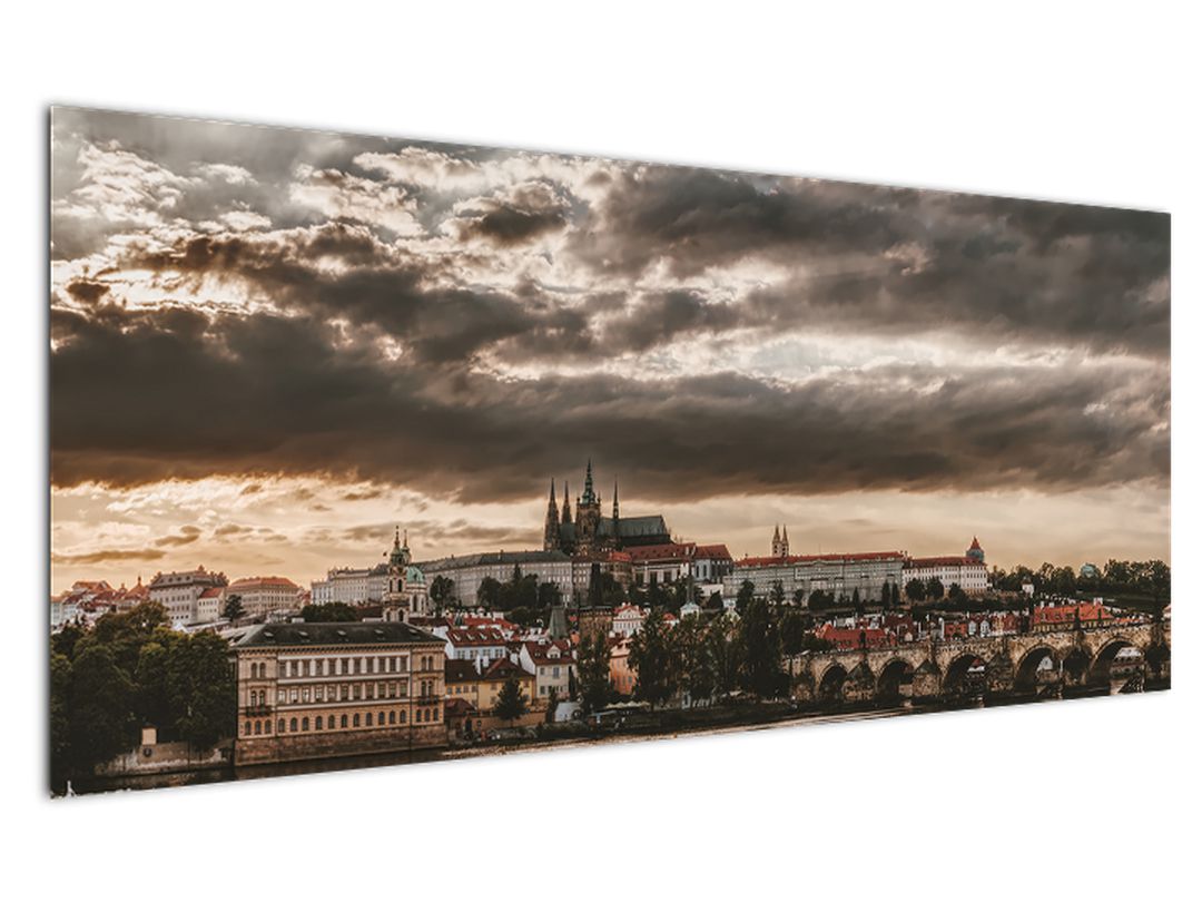 Obraz Pražského hradu v šeru (V020608V12050)