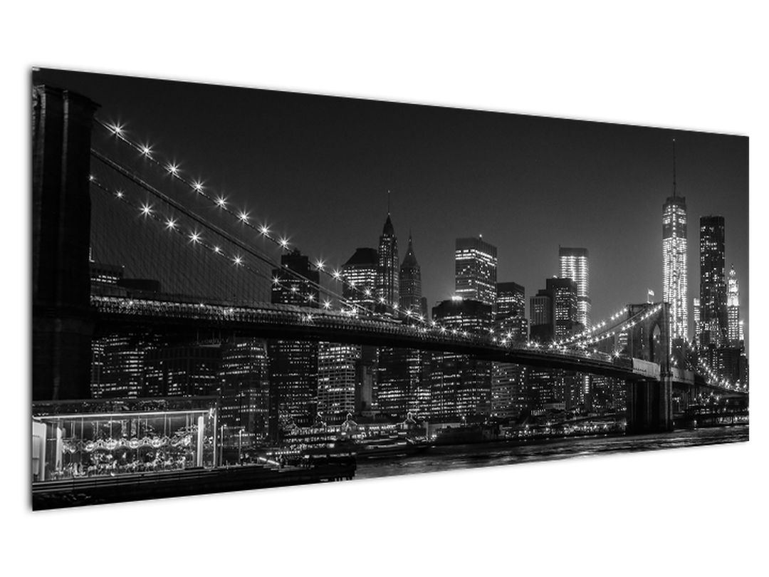 Obraz Brooklyn mostu v New Yorku (V020940V12050)