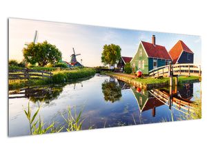 Obraz holandských mlynov
