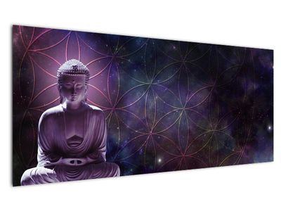 Obraz - Budha s kvetmi života