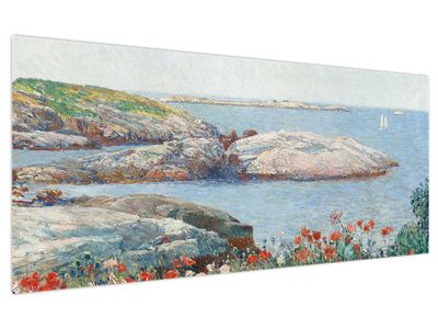 Bild auf Leinwand - Childe Hassam, Poppies,  Isles of Shoals, Reproduktionen