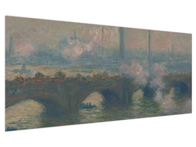 Obraz - Claude Monet, Waterloo Bridge, Gray Day, reprodukcia