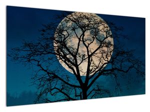 Tablou copacului cu lună plină