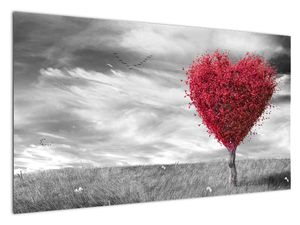 Slika - Krošnja stabla u obliku srca