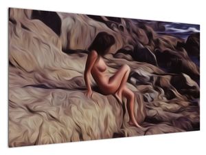 Tablou - pictura femeii