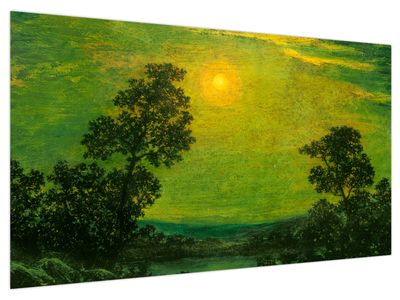 Bild auf Leinwand - Imitator of Ralph Albert Blakelock, Moonlight, Reproduktionen