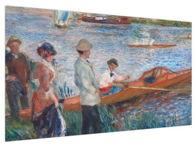 Bild auf Leinwand - Auguste Renoir, Oarsmen at Chatou, Reproduktionen