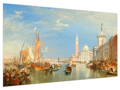 Obraz - Joseph Mallord William Turner, Venice the Dogana and San Giorgio Maggiore, reprodukcia