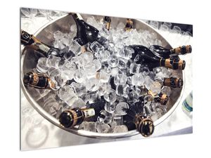 Obraz - šampaňské v ledu
