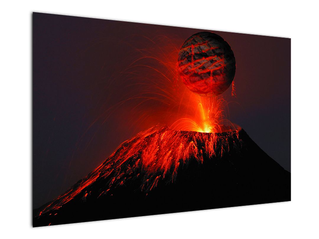 Obraz vulkánu (V020642V12080)
