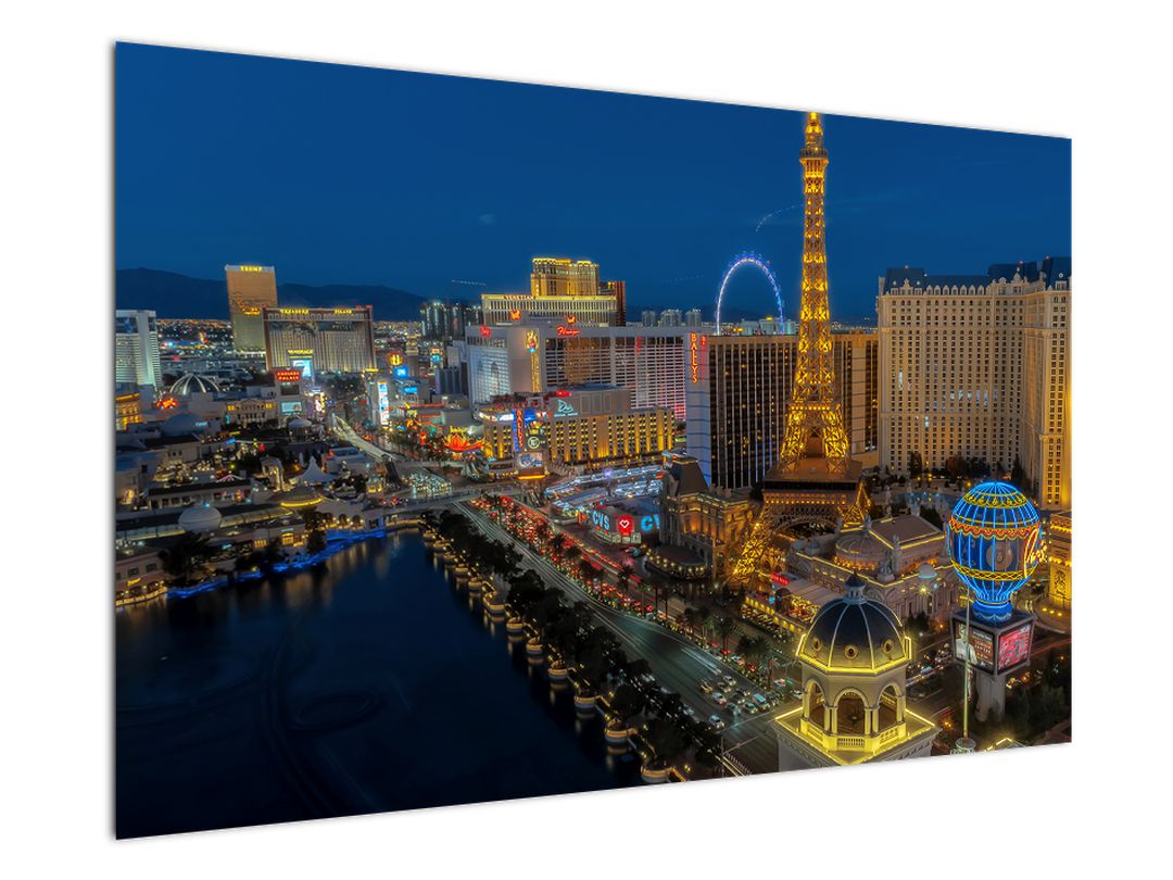 Obraz nočního Las Vegas (V021010V12080)