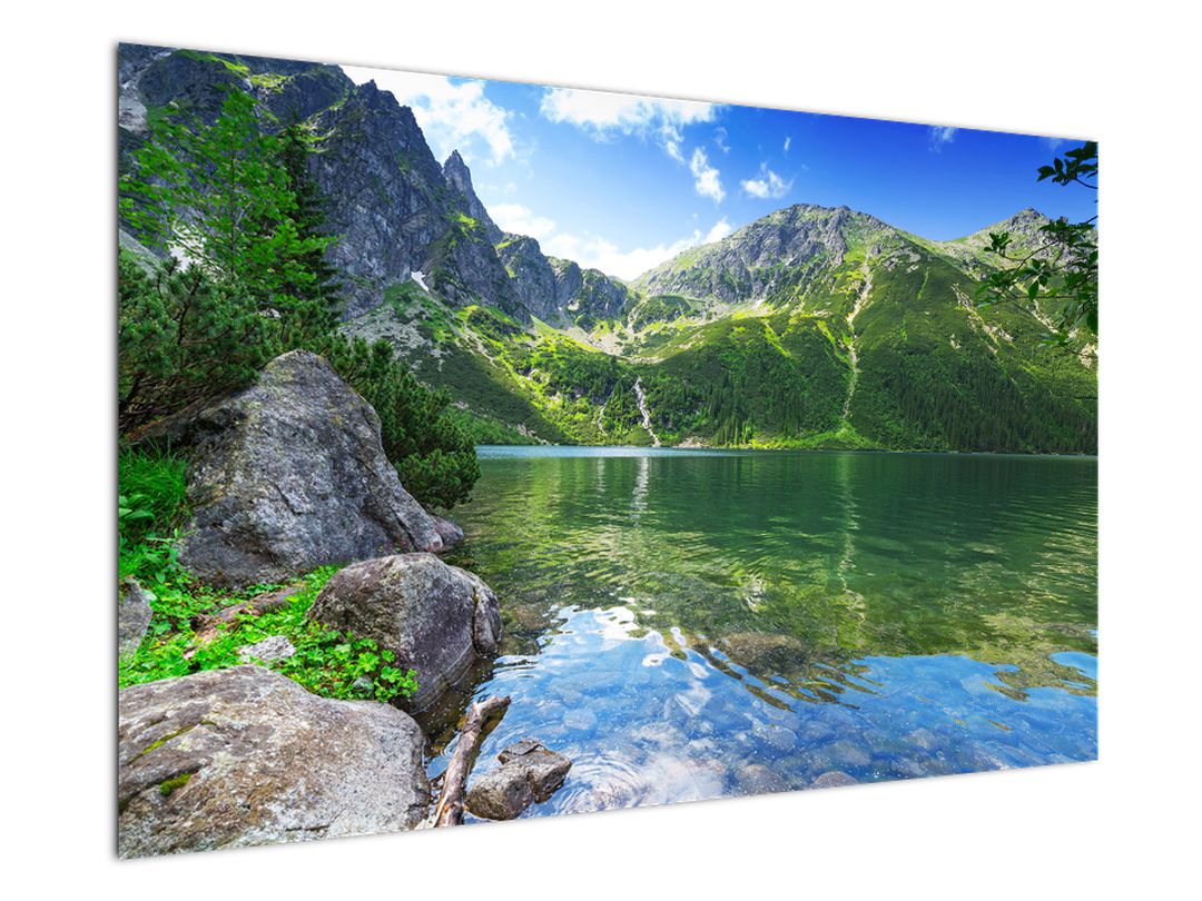 Obraz jezera v Tatrách (V021101V12080)