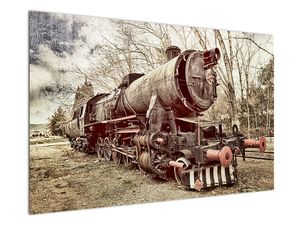 Historický obraz lokomotivy