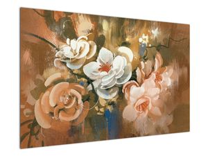 Tablou -Buchet de flori pictat (V022001V12080)