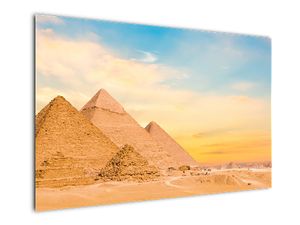 Tablou cu piramidele din Egipt