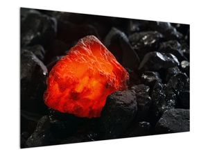 Slika - Žareči mineral