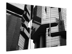 Obraz szklanych budynków