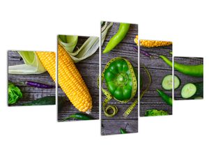 Obraz z warzywami