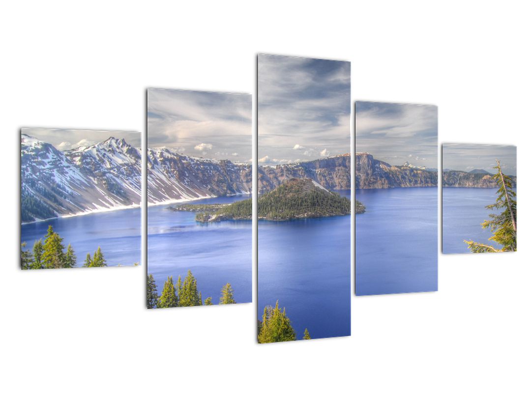 Obraz horského jezera (V020644V12570)