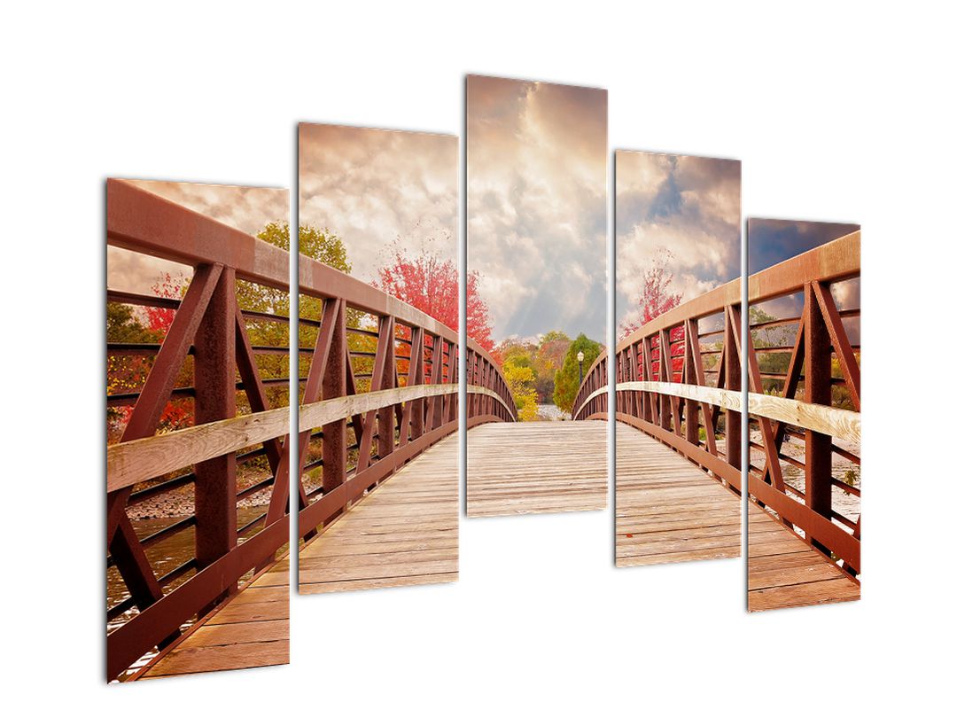 Obraz - dřevěný most (V020592V12590)