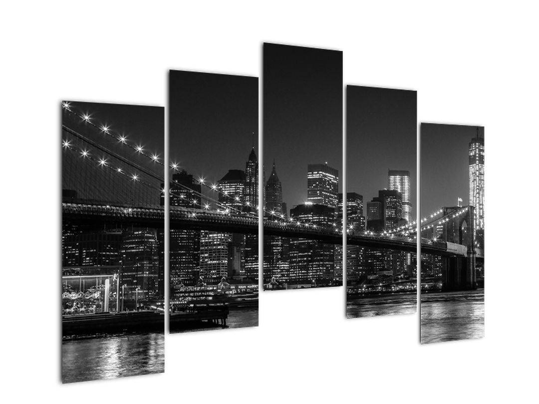 Obraz Brooklyn mostu v New Yorku (V020940V12590)