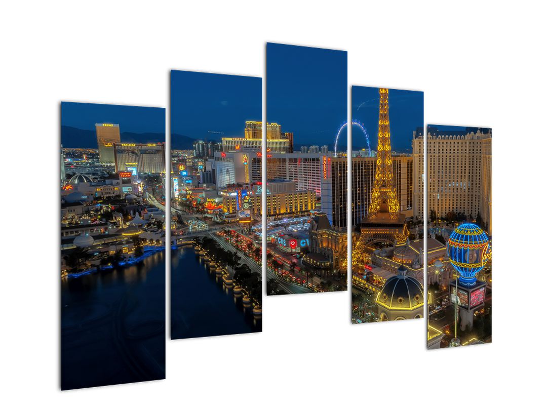 Obraz nočního Las Vegas (V021010V12590)