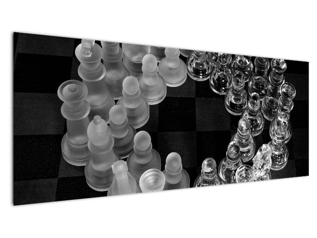 Obraz - černobílé šachy (V020598V14558)