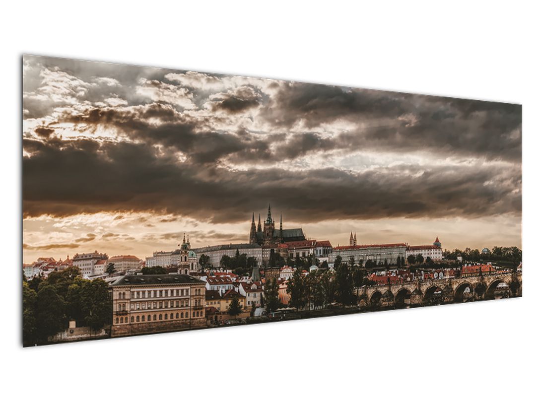Obraz Pražského hradu v šeru (V020608V14558)