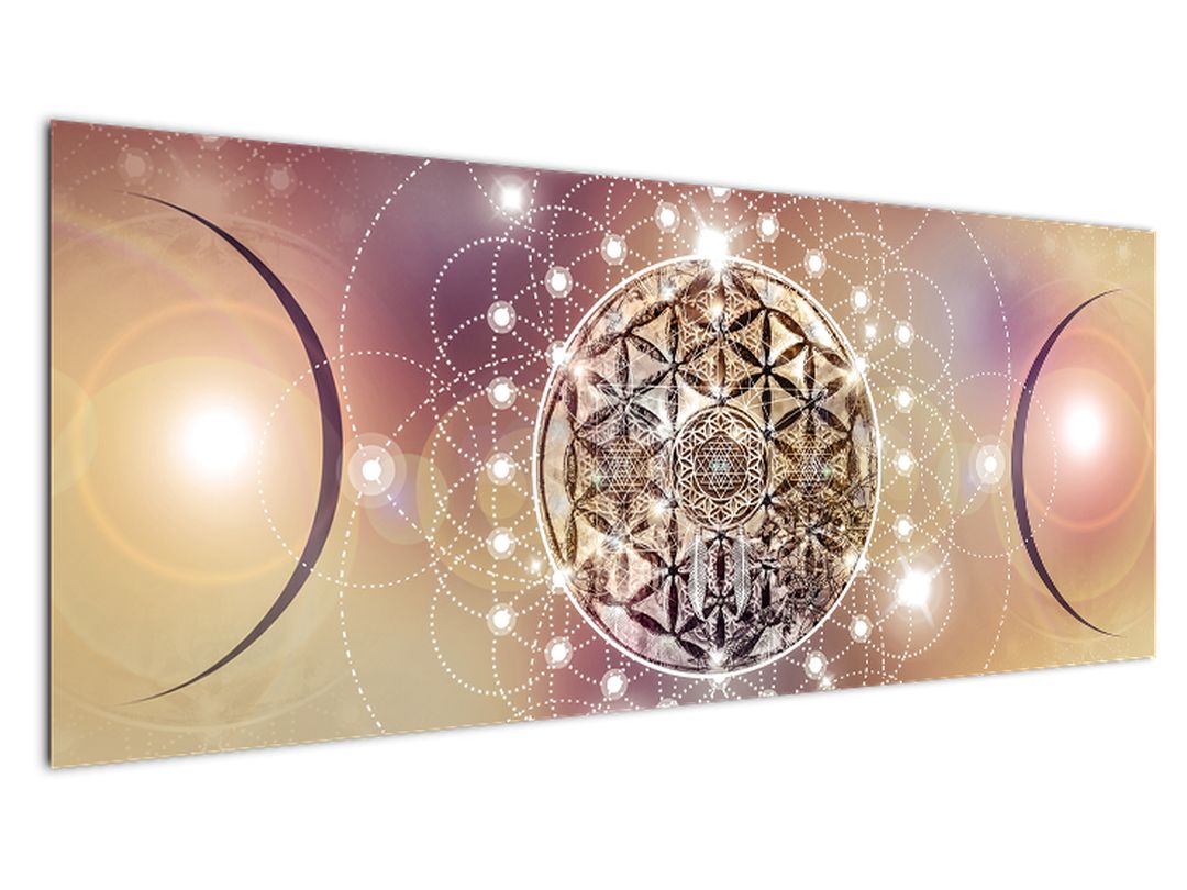 ergens Italiaans Onderzoek Schilderij - Mandala met elementen | Domali.nl