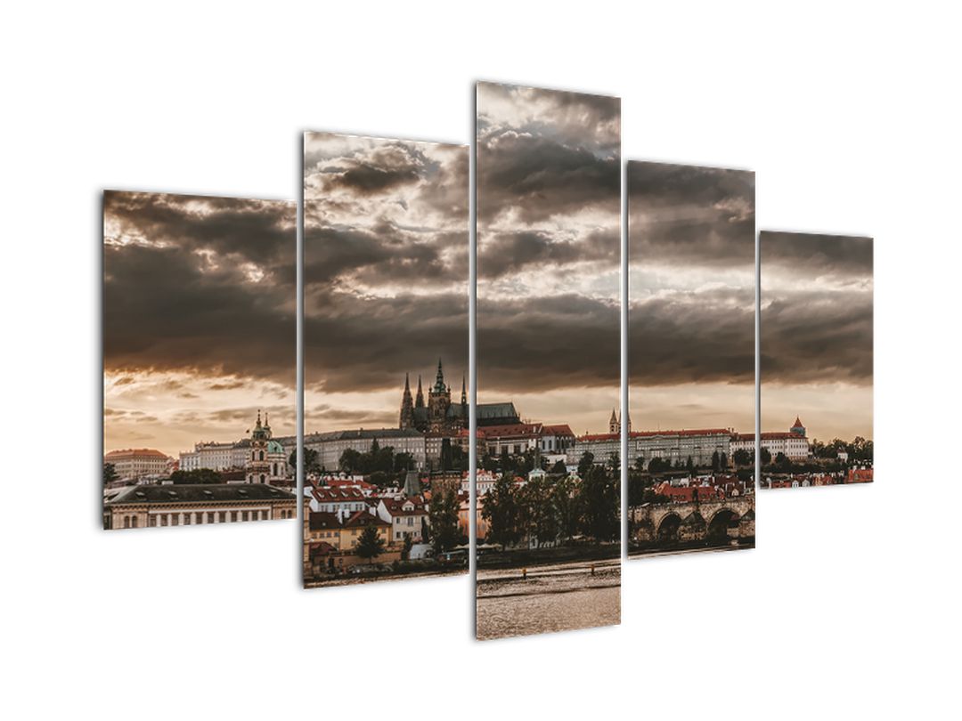 Obraz Pražského hradu v šeru (V020608V150105)