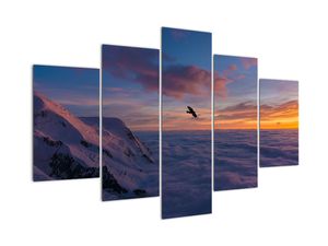 Slika za zalaska sunca, Mt. Blanc