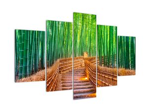 Kép - Japán bambusz erdő