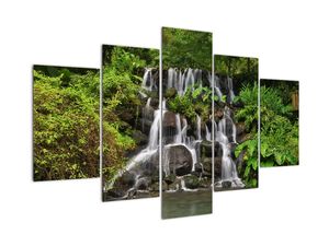 Obraz vodopádů v tropickém lese
