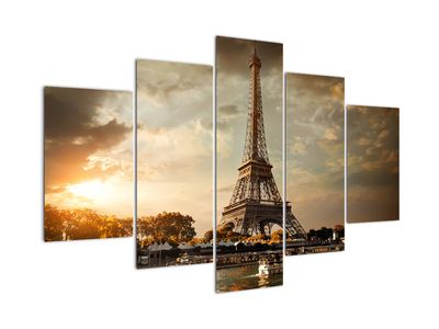 Schilderij - Eiffeltoren, Parijs, Frankrijk