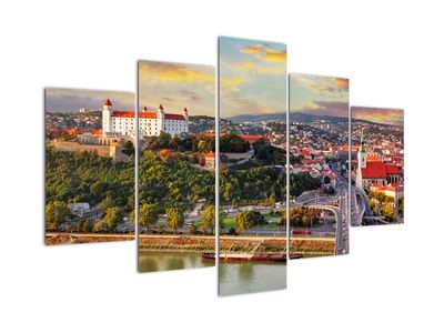Tablou - Panorama bratislavei, Slovacia