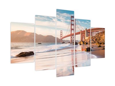 Bild auf Leinwand - Golden Gate Bridge