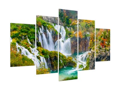 Schilderij - Nationaal Park Plitvice Meren