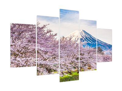 Schilderij - Japan in de lente