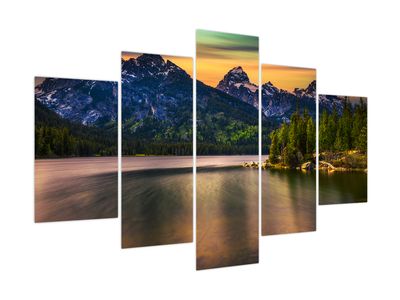 Schilderij - Nationaal park Grand Teton