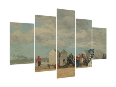 Kép - Eugène Boudin, Beach Scene, reprodukciók