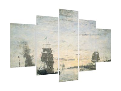 Kép - Eugène Boudin, Entrance to the Harbor, Le Havre, reprodukciók