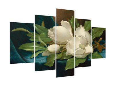 Kép - Martin Johnson Heade, Giant Magnolias on a Blue Velvet Cloth, reprodukciók