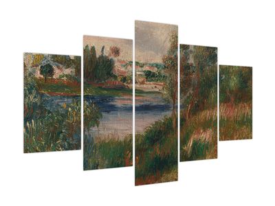 Kép - Auguste Renoir, Landscape at Vetheuil, reprodukciók