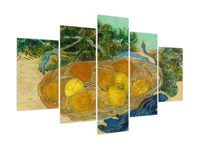 Obraz - Vincent van Gogh, Still Life of  Oranges and Lemons with  Blue Gloves, reprodukcje