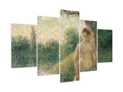 Obraz - Camille Pissarro, The Bather, reprodukcje