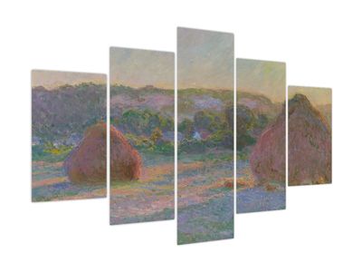 Obraz - Claude Monet, Stacks of Wheat (End of Summer) , reprodukcje